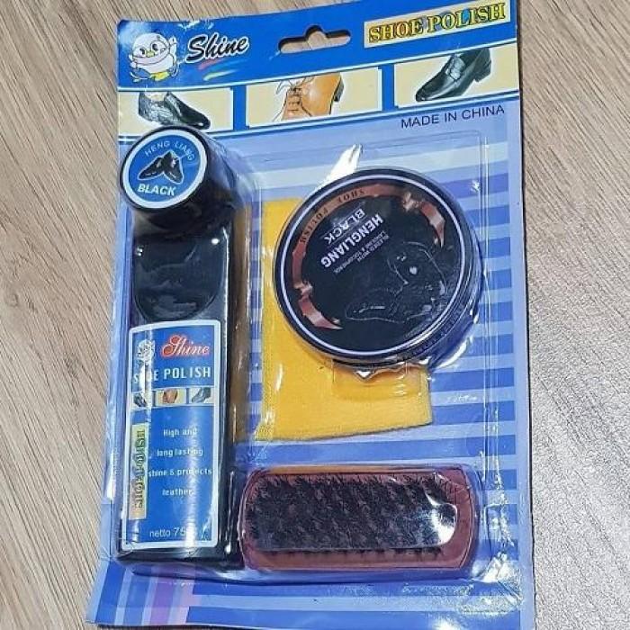 Bộ xi đánh giày 4 món tiện lợi