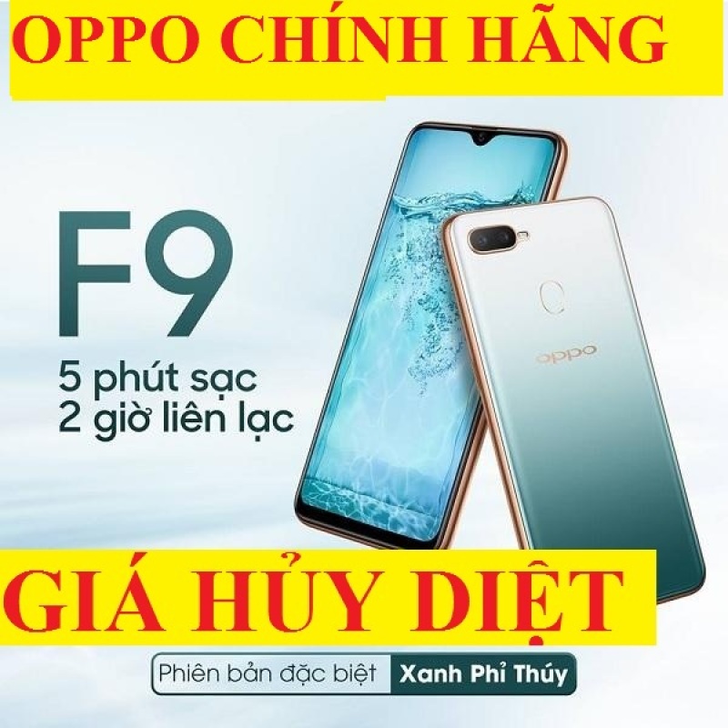 Điện thoại CHÍNH HÃNG OPPO F9 2sim (64GB/128GB) mới 2sim Đủ Màu- Bảo hành 12 tháng,Chiến Game Mướt