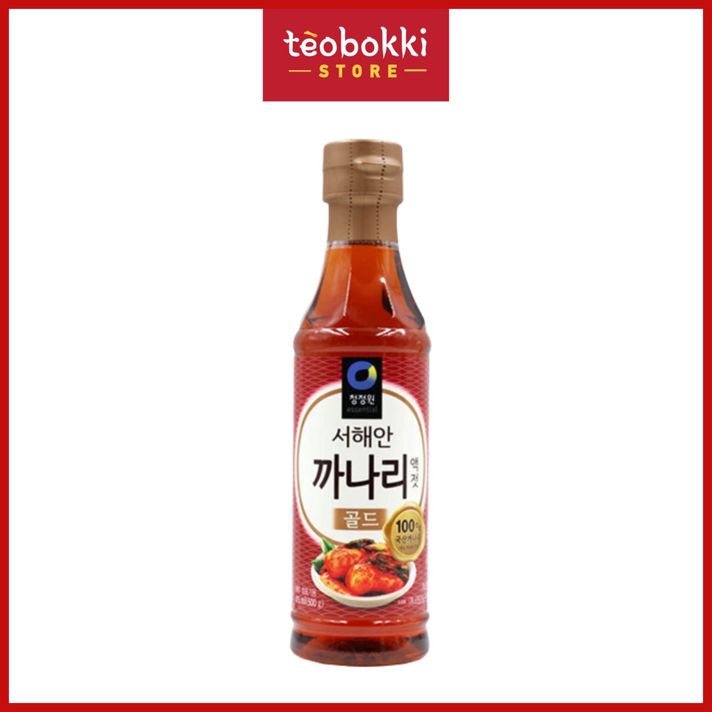Nước mắm Hàn Quốc Chung Jung One chai 500ml