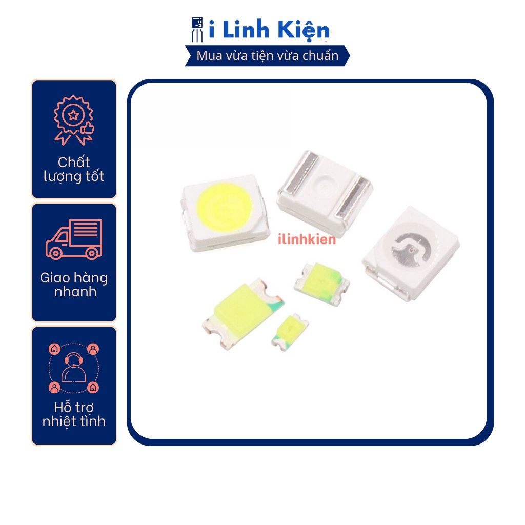 LED dán 0805 đủ các màu 10 chiếc