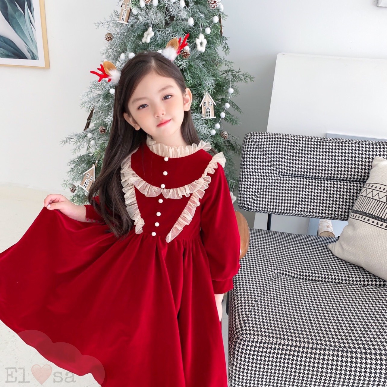 Váy bé gái 💟💟 VÁY REN NGỌC TIỂU THƯ 💟💟