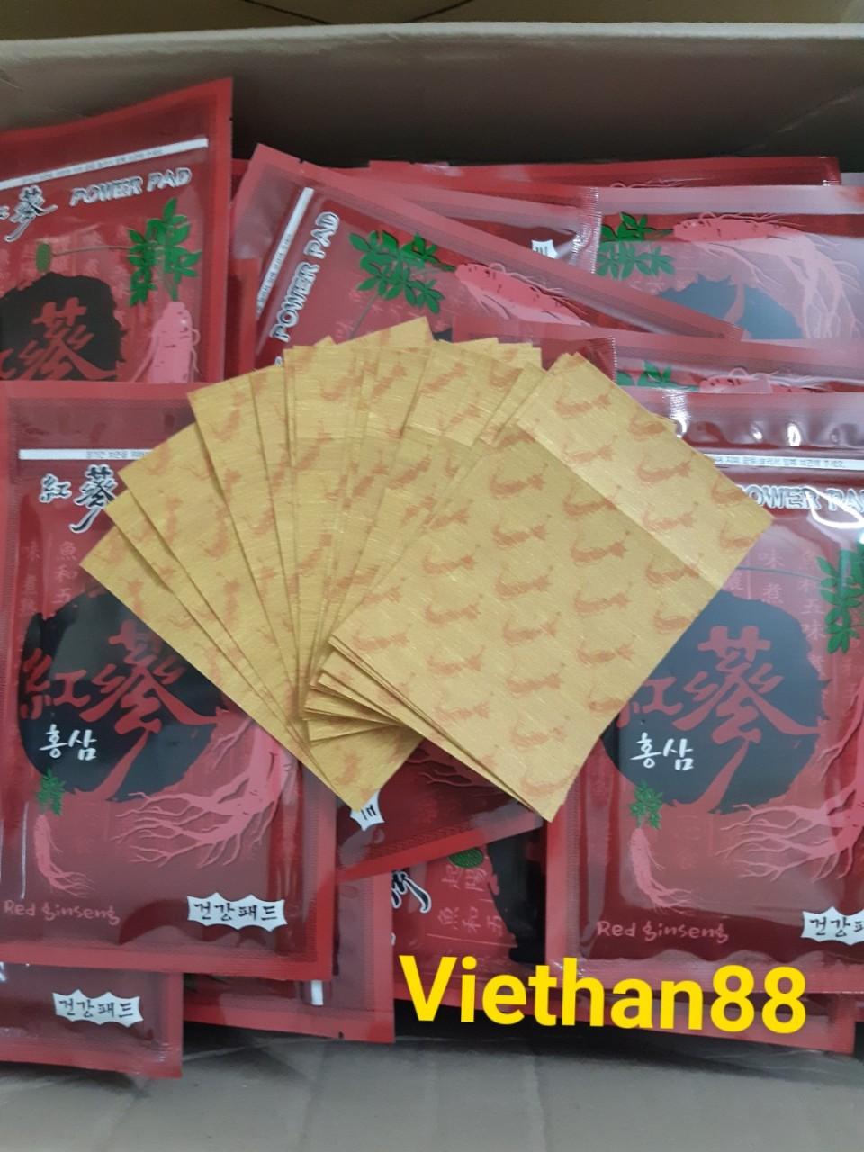 Combo 10 bịch cao dán sâm đỏ hàn quốc