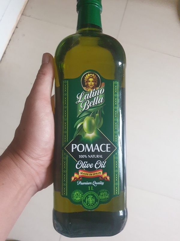 Dầu Oliu Pomace Latino Bella 1 lít nhập khẩu Tây Ban Nha