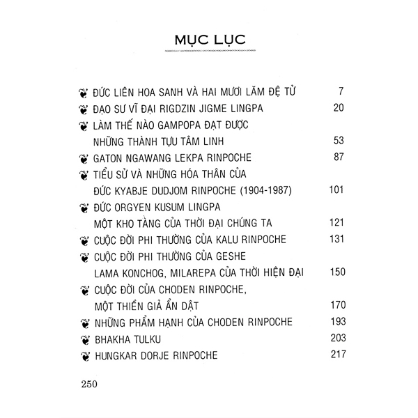 Cuộc Đời Của Các Đạo Sư Tây Tạng