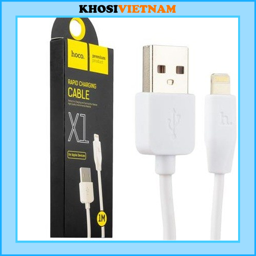 Cáp hoco x1- dài 1 mét / dài 2m - dùng cho iphone - ipad