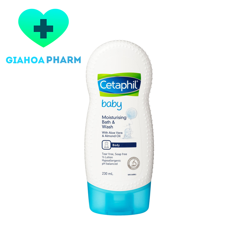 Sữa tắm dưỡng ẩm cho bé Cetaphil - Cetaphil Baby Moisturising Bath & Wash