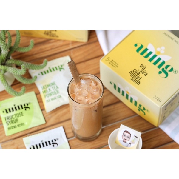 Trà Sữa Hoà Tan Wings Set 5 Gói(Vị Hồng Tra- Trà Nhài)