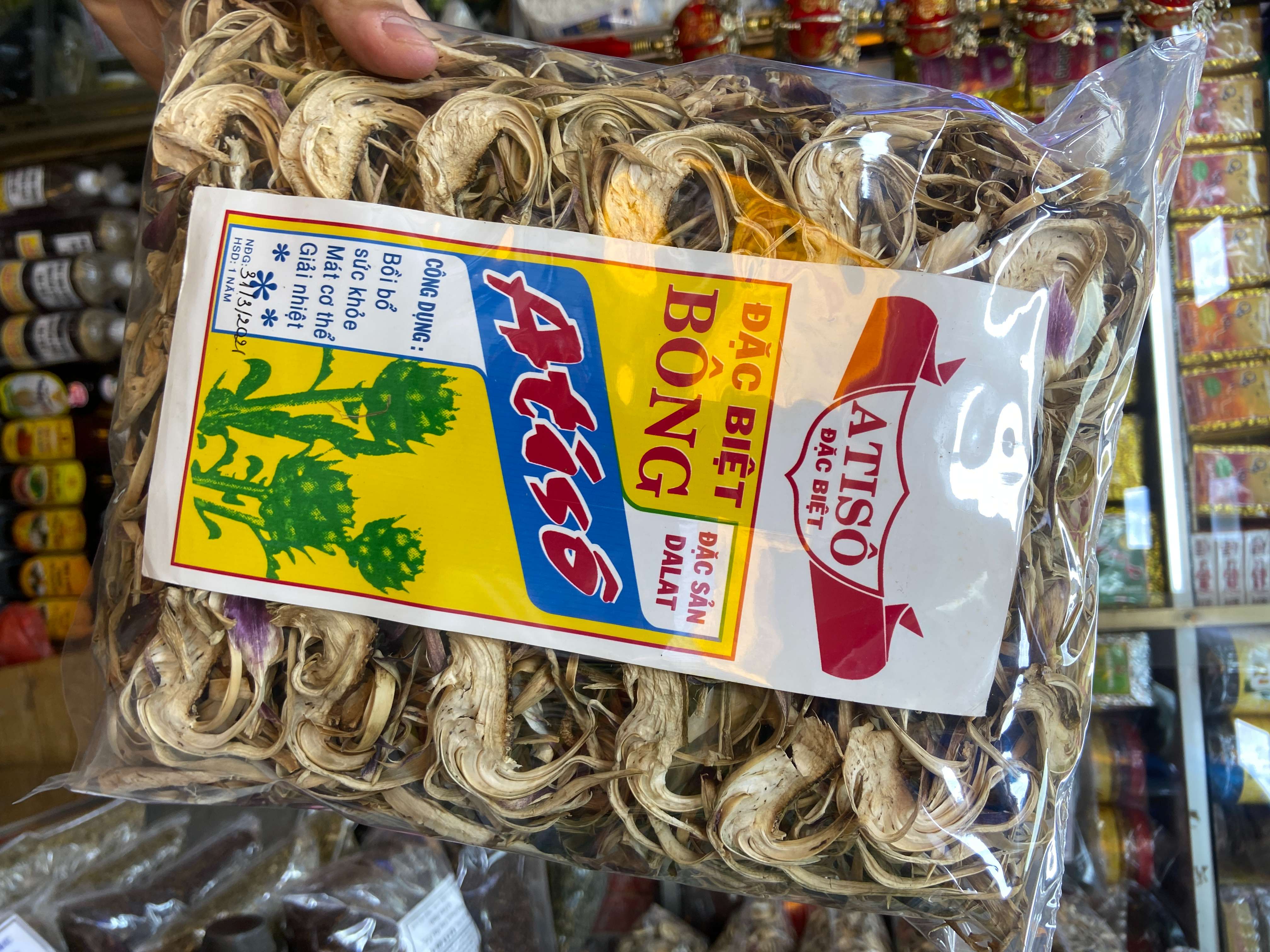 BÔNG ATISO KHÔ ĐÀ LẠT LOẠI 1 GIÚP MÁT GAN , GIẢI ĐỘC  500 GRAM