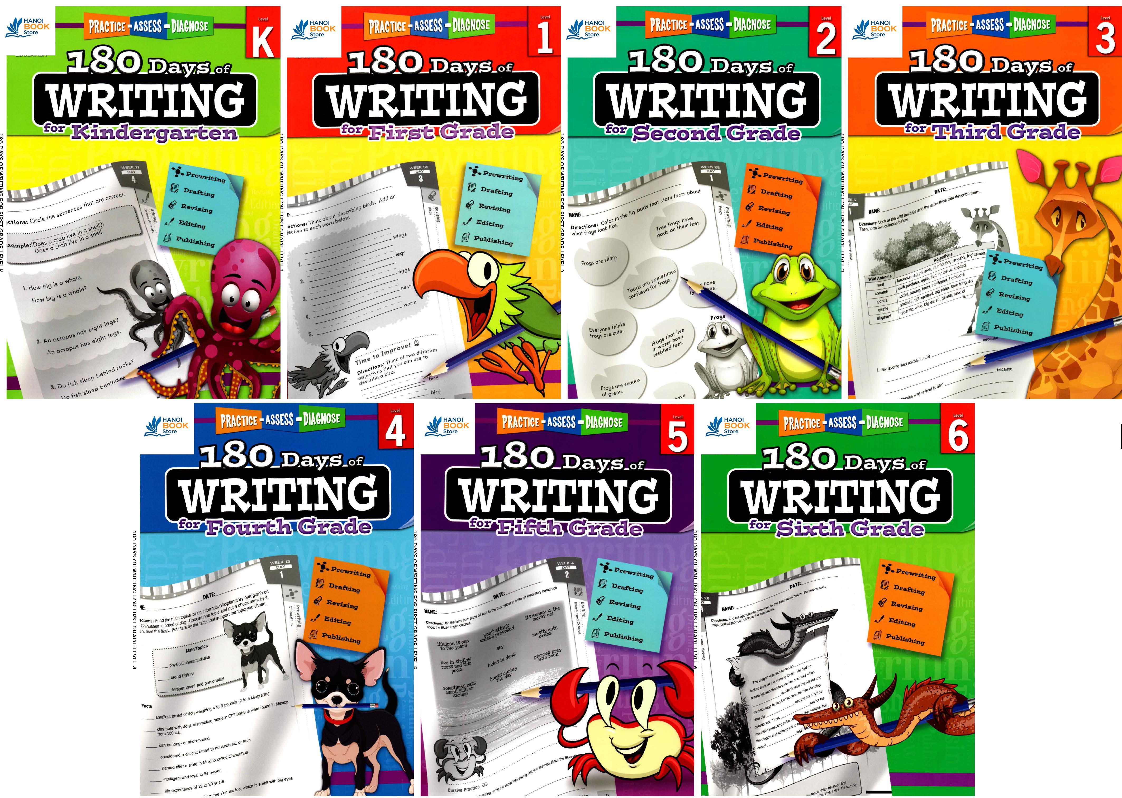180 DAYS OF WRITING FOR KINDERGARTEN LEVEL K-6