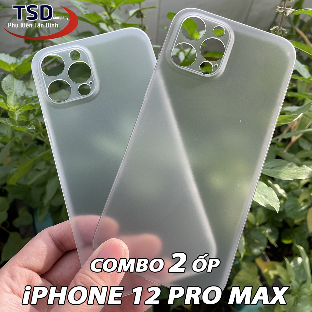 Combo 2 Ultra Thin Unibody iPhone 12 PRO MAX Clear Cases