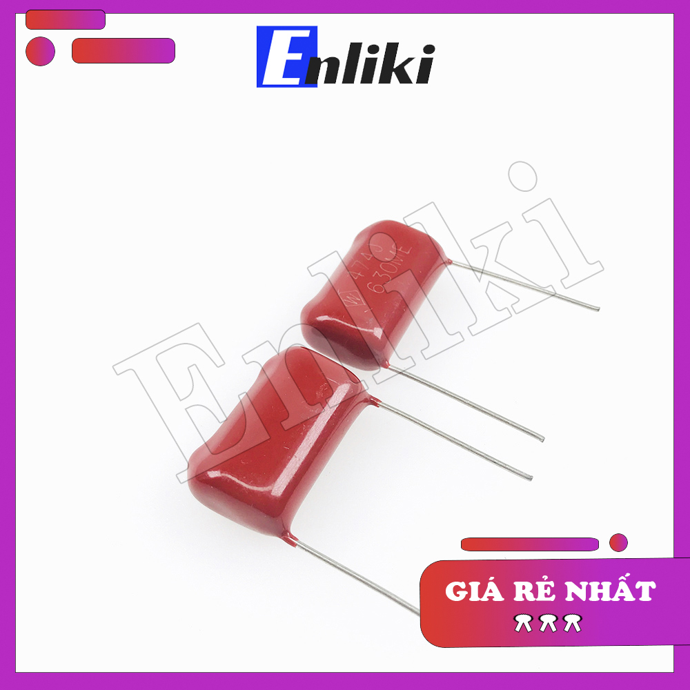 Tụ 0.47uF CBB 474J 630V 20mm