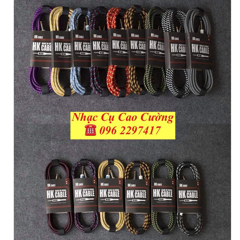 DÂY CẮM ĐÀN BẦU CHỐNG NHIỄU CHỐNG RÈ 3M