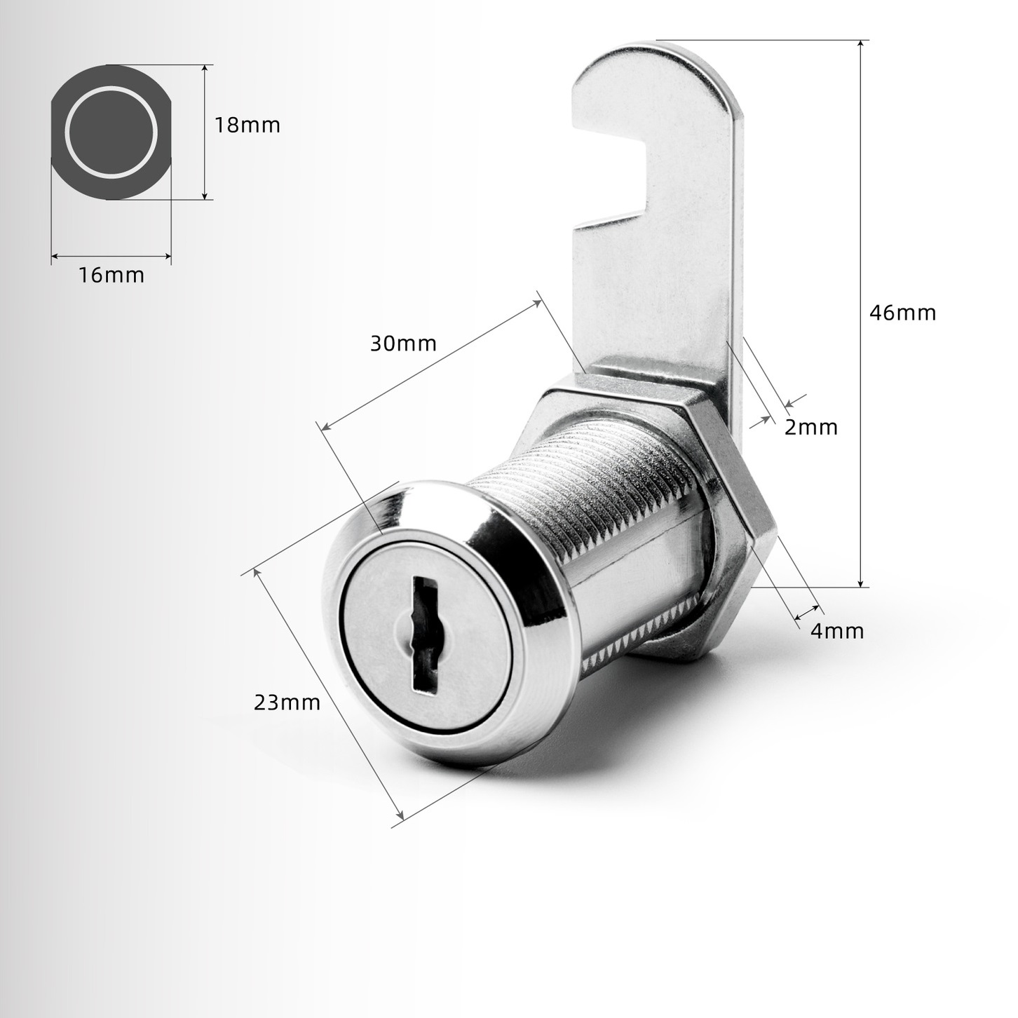 Ổ khóa cóp Ổ khóa tủ Ổ khóa tủ gỗ chắc chắn dễ lắp đặt