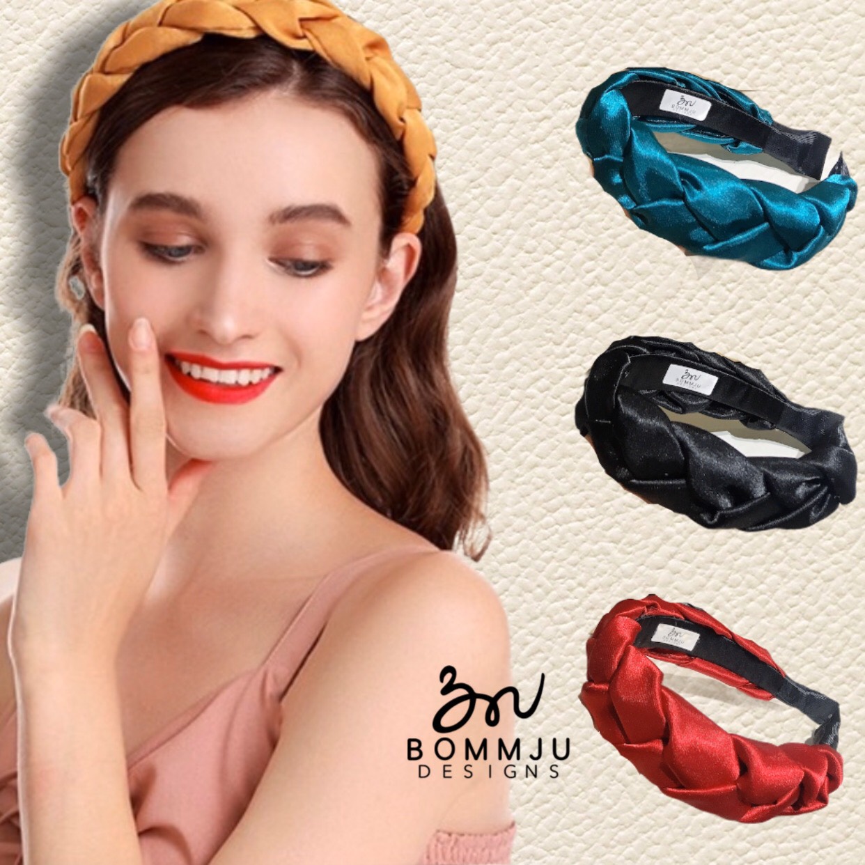 Băng đô lụa tiểu thư, bờm tóc tết tiểu thư