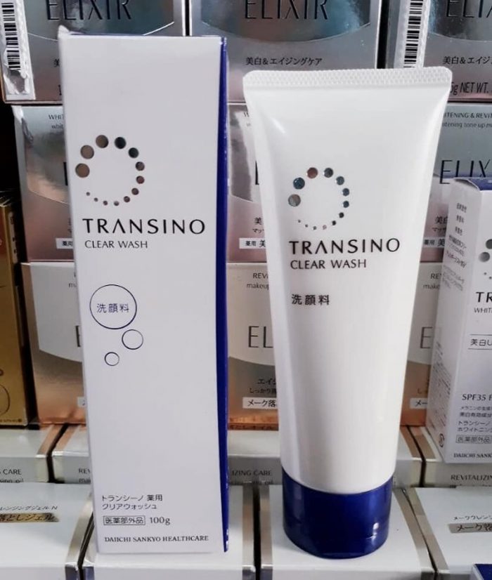 Sữa rửa mặt trắng da Transino Clear Wash EX (100g)