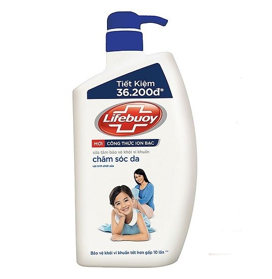 ??sữa tắm lifebuoy chăm sóc da - 850g