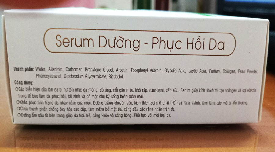 SERUM DƯỠNG PHỤC HỒI DA LA 20ml