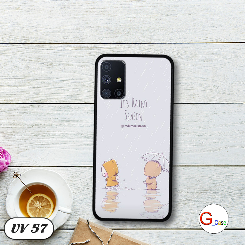 Ốp điện thoại samsung galaxy m51 - lưng nhám viền dẻo