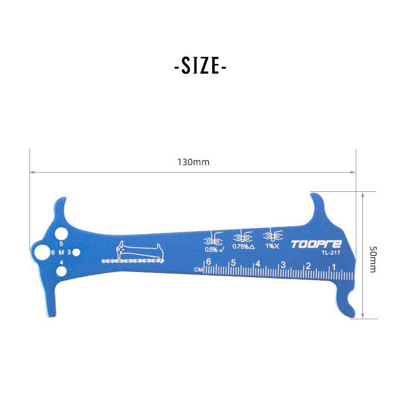Thước Đo Xích Xe Đạp Đa Năng TOOPRE TL-217 (HÀNG CHÍNH HÃNG)