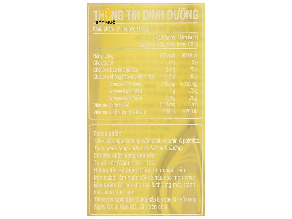 Dầu thực vật Simply chai 1 lít - BAT MUOI