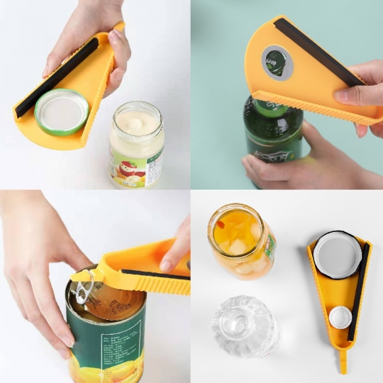 Dụng cụ mở nắp chai lọ, khui bia đa năng