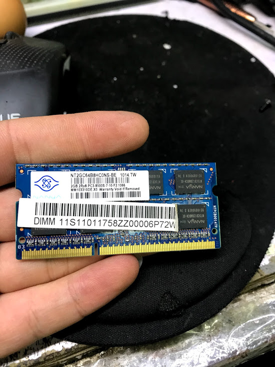 Ram laptop 2gb ddr3 cũ tháo máy