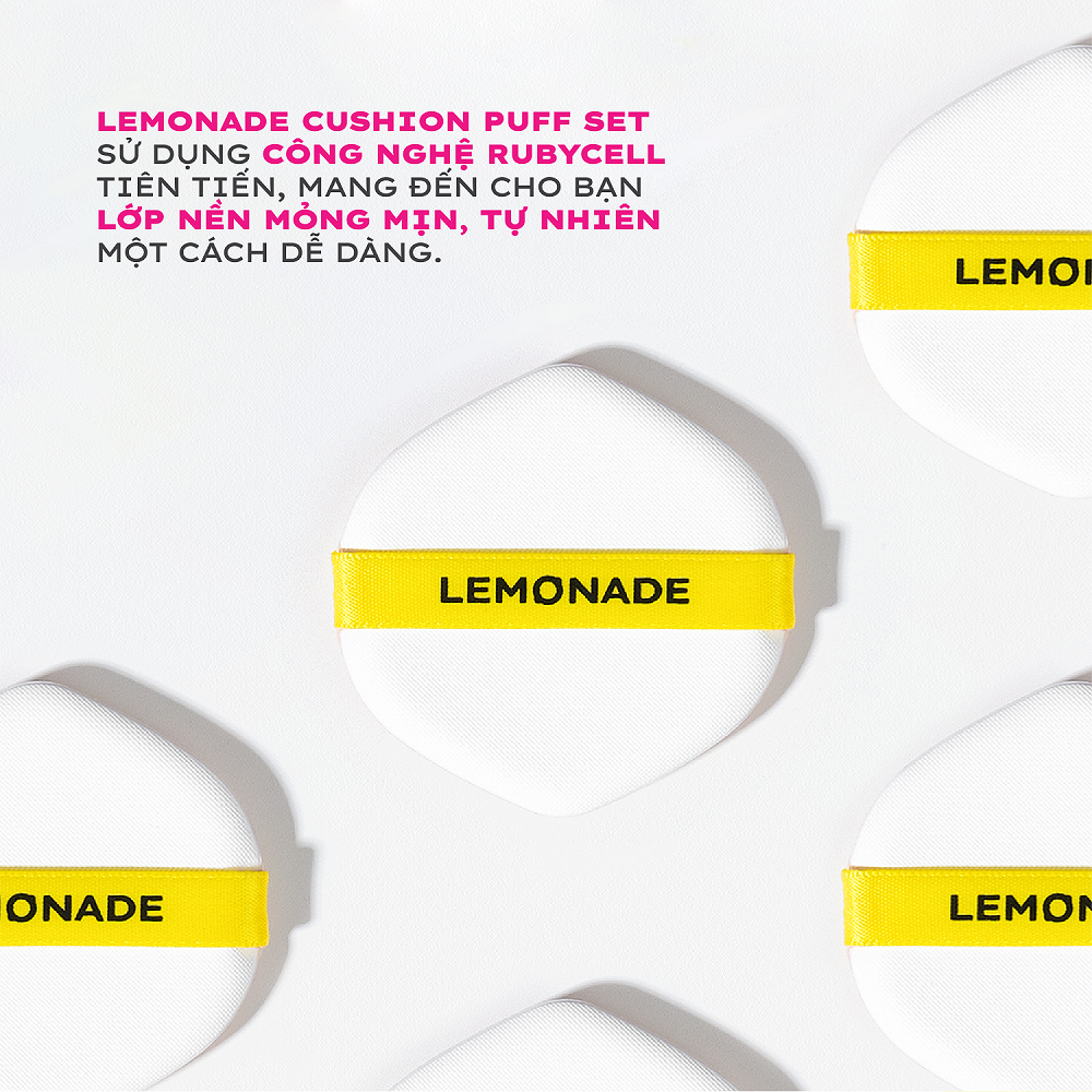[HÀNG TẶNG KÈM] Bông đánh phấn - Lemonade cushion Puff