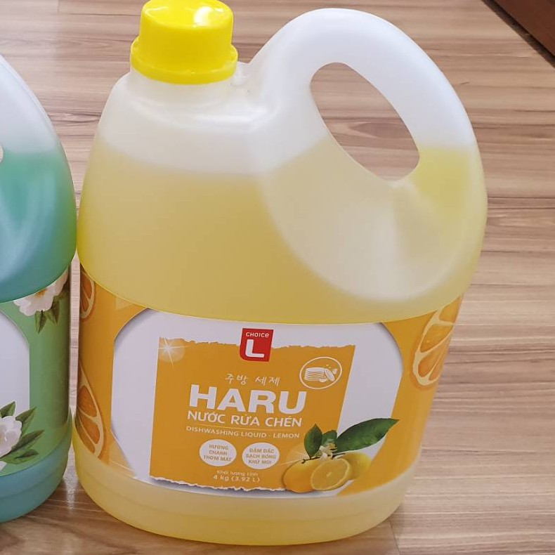 Nước rửa chén bát Haru 4 kg