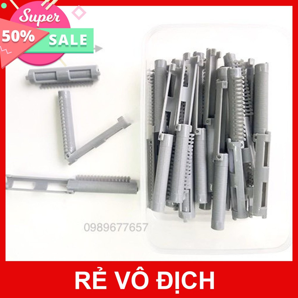 Set Trục Nhựa Kẹp Uốn Phồng Chân Tóc 3D 30 chiếc (hộp)