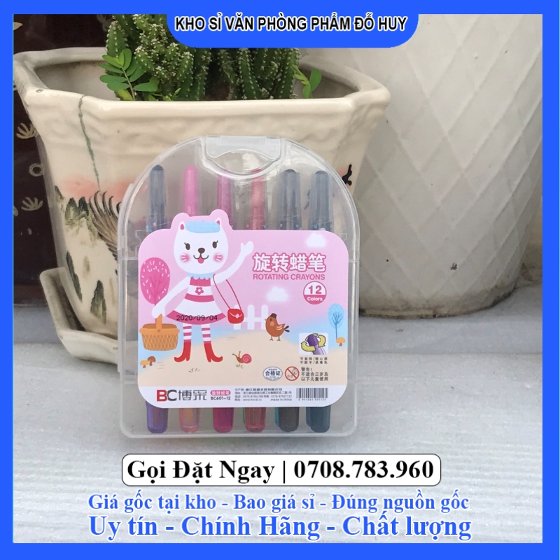 Bút sáp vặn nhiều màu