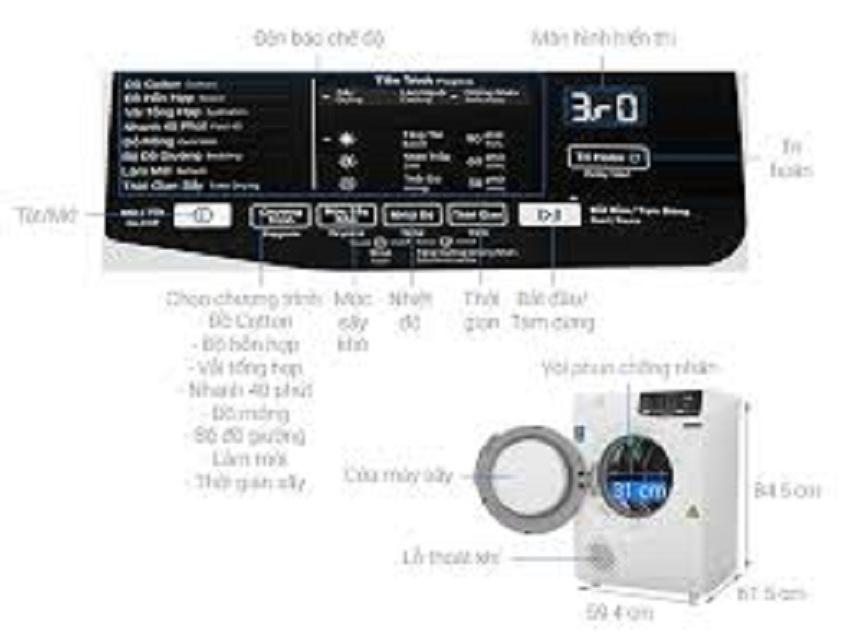 Máy sấy Electrolux 8 Kg EDS805KQWA