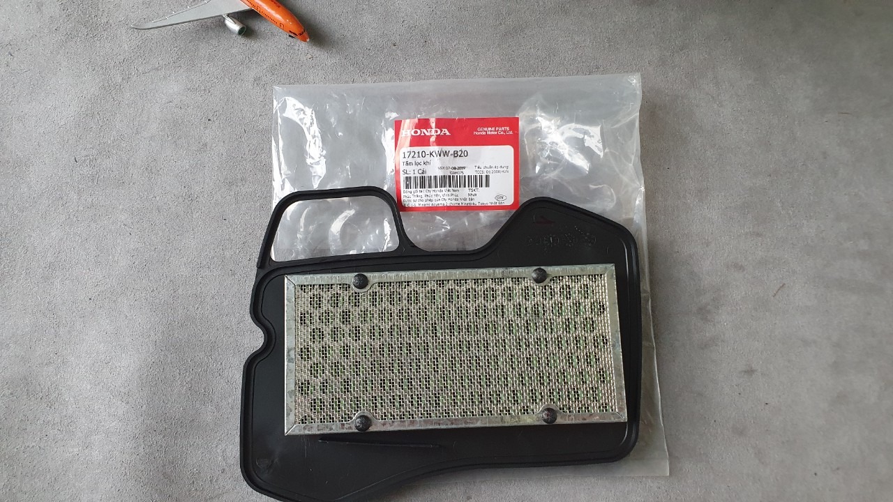 [HCM]TẤM LỌC GIÓ HONDA WAVE 110 (Xe bình xăng cơ)