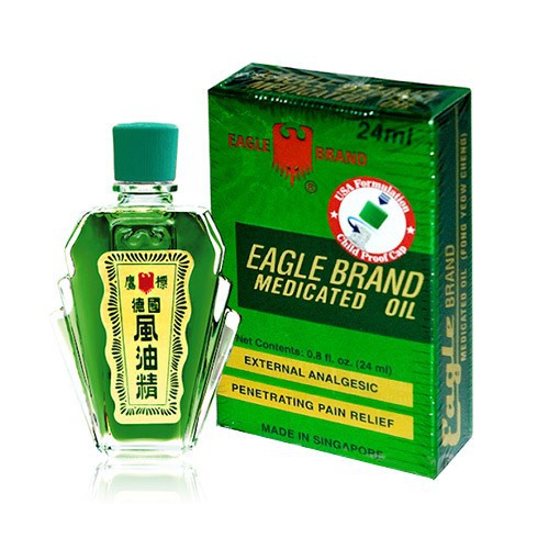 Dầu Gió Vàng Eagle Brand 24ml ( Mùi Đinh Hương) - Singapore