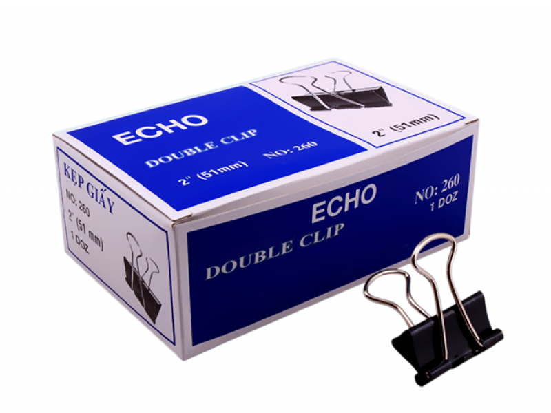 Kẹp Bướm SLECHO Nhiều Kích Thước 15mm/19mm/25mm/32mm - Hộp 12 Cái (Kẹp Giấy)