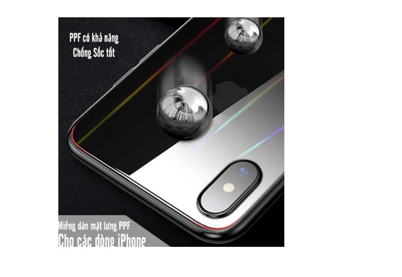 Miếng Dán PPF măt sau full viền cho iPhone 6 plus, 6s plus
