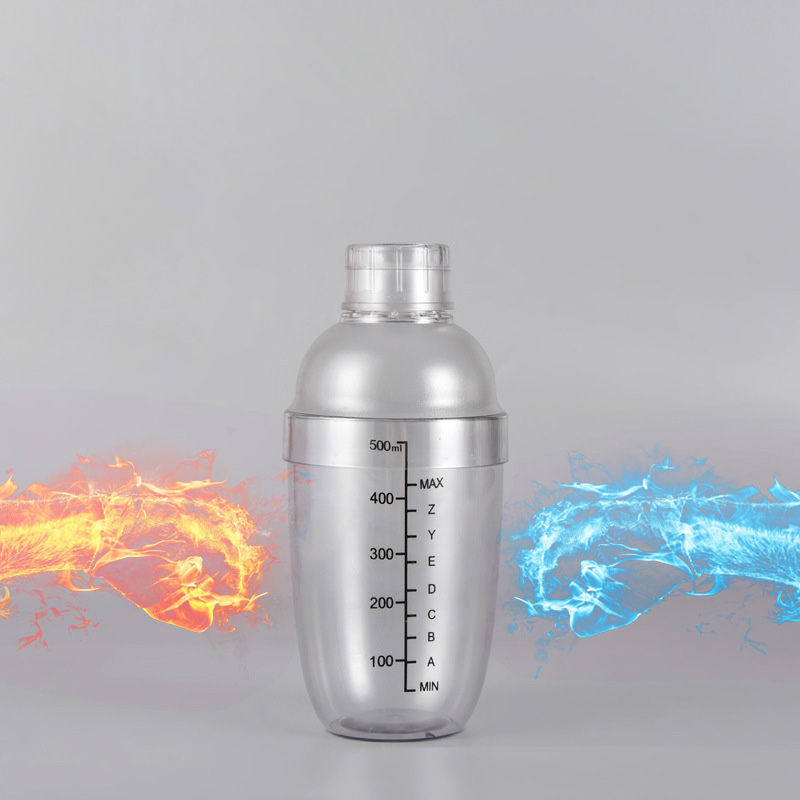 [HCM]Bình Pha Chế Cocktail Shaker nhựa 350~700ML