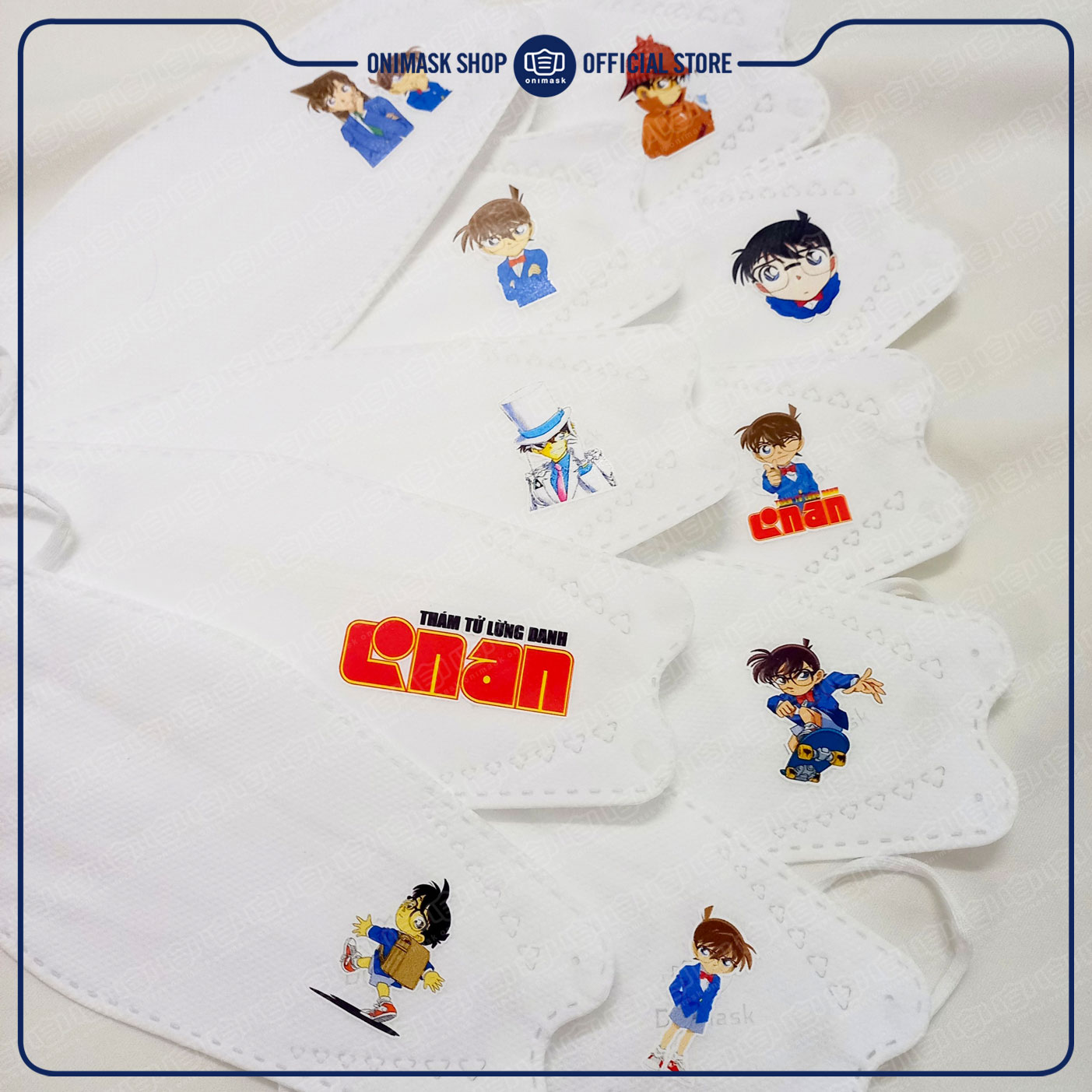 Khẩu trang anime Thám tử lừng danh Conan (10 cái)