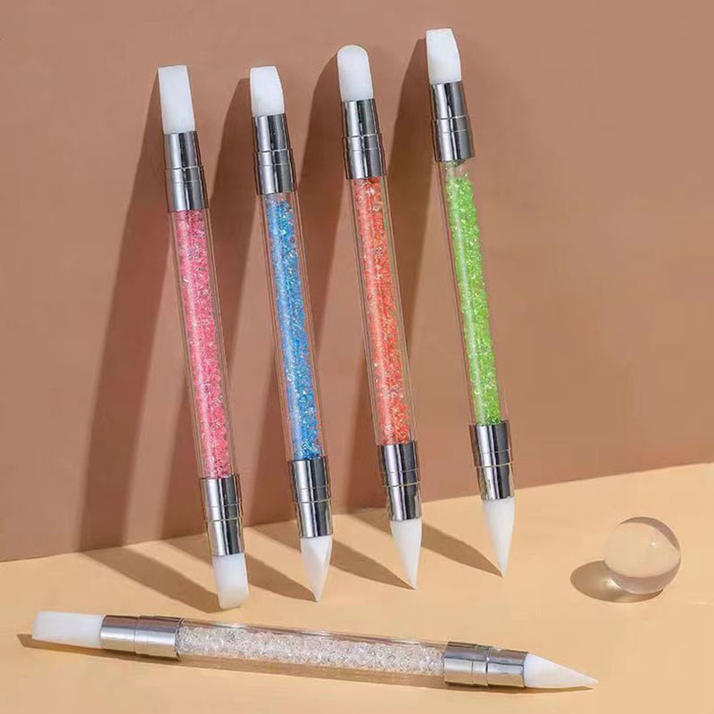 Set Cọ đắp 2 đầu trang trí móng đa năng (set 5 cây)