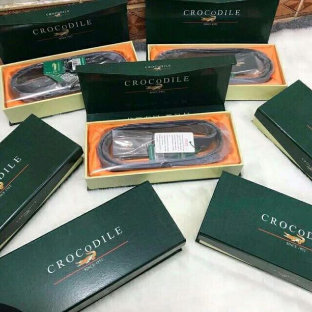 Thắt lưng nam cao cấp Crocodile kèm hộp