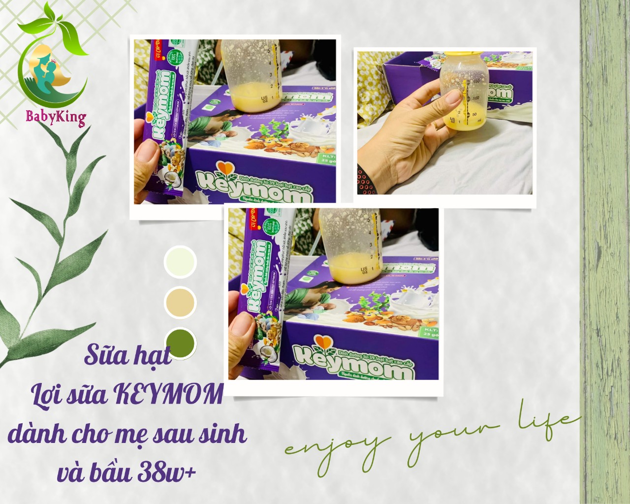 SỮA HẠT LỢI SỮA KEYMOM