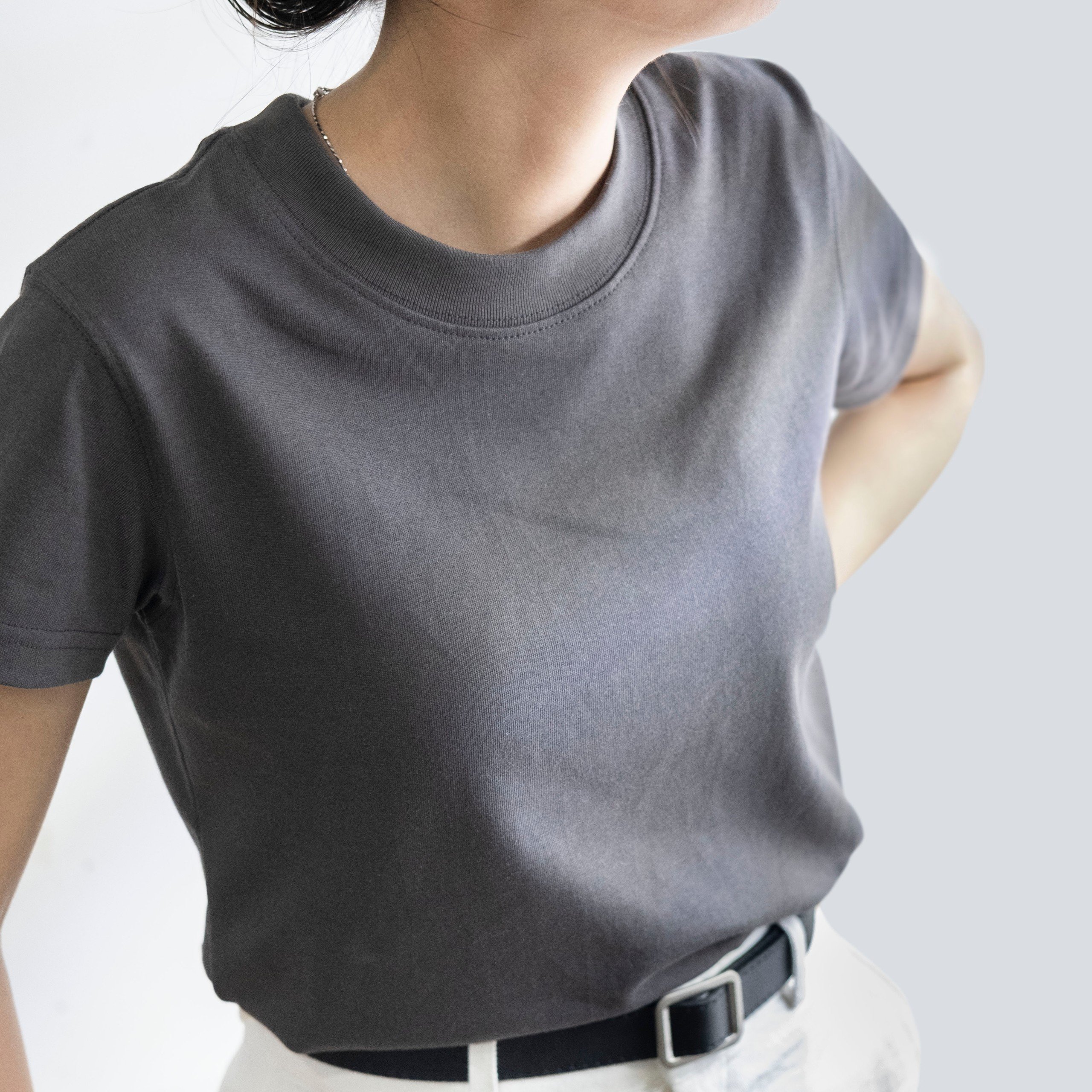 Áo thun nữ baby tee, áo thun trơn cotton BASIC TEE Tshirt - Lew Lew
