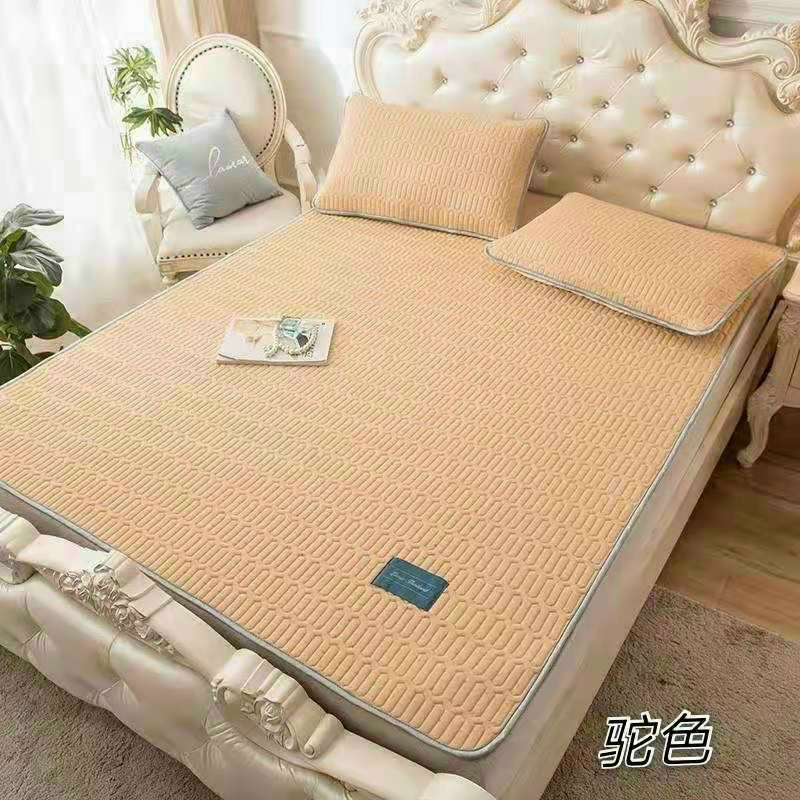 Chiếu điều hoà cao su non 1 màu, chiếu cao su non 2d, chiếu điều hoà có kèm đôi gối êm ái thoáng mát giải nhiệt vào mùa hè