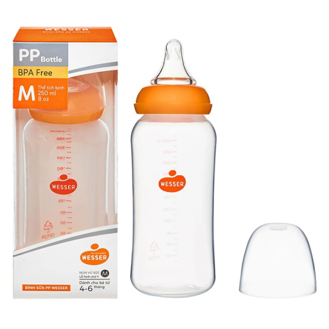Bình sữa wesser pp bottle 60ml/ 140ml/ 250ml