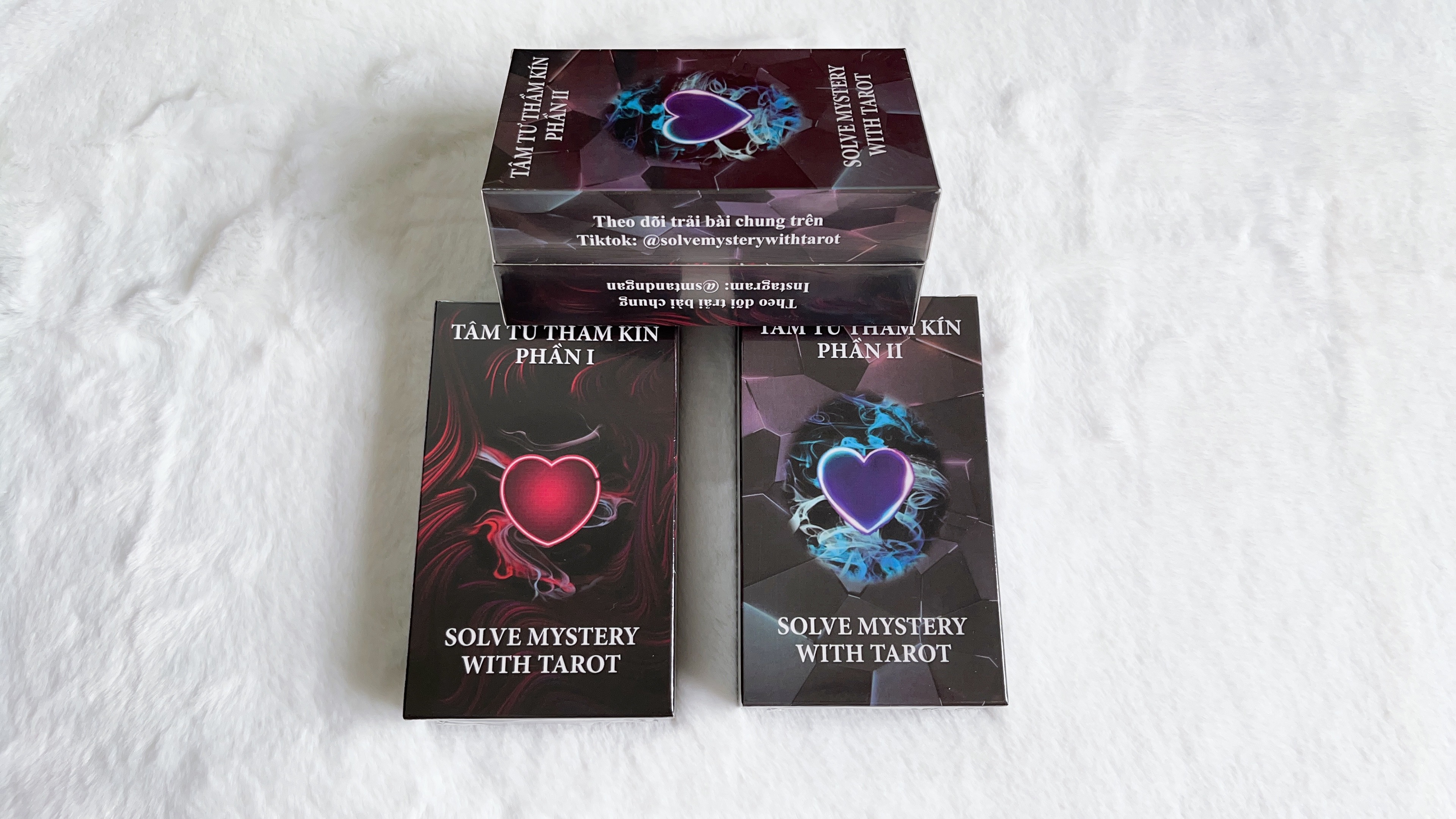 Tarot-Combo Hai bộ bài Tâm tư Thầm kín Phần 1 và Phần 2