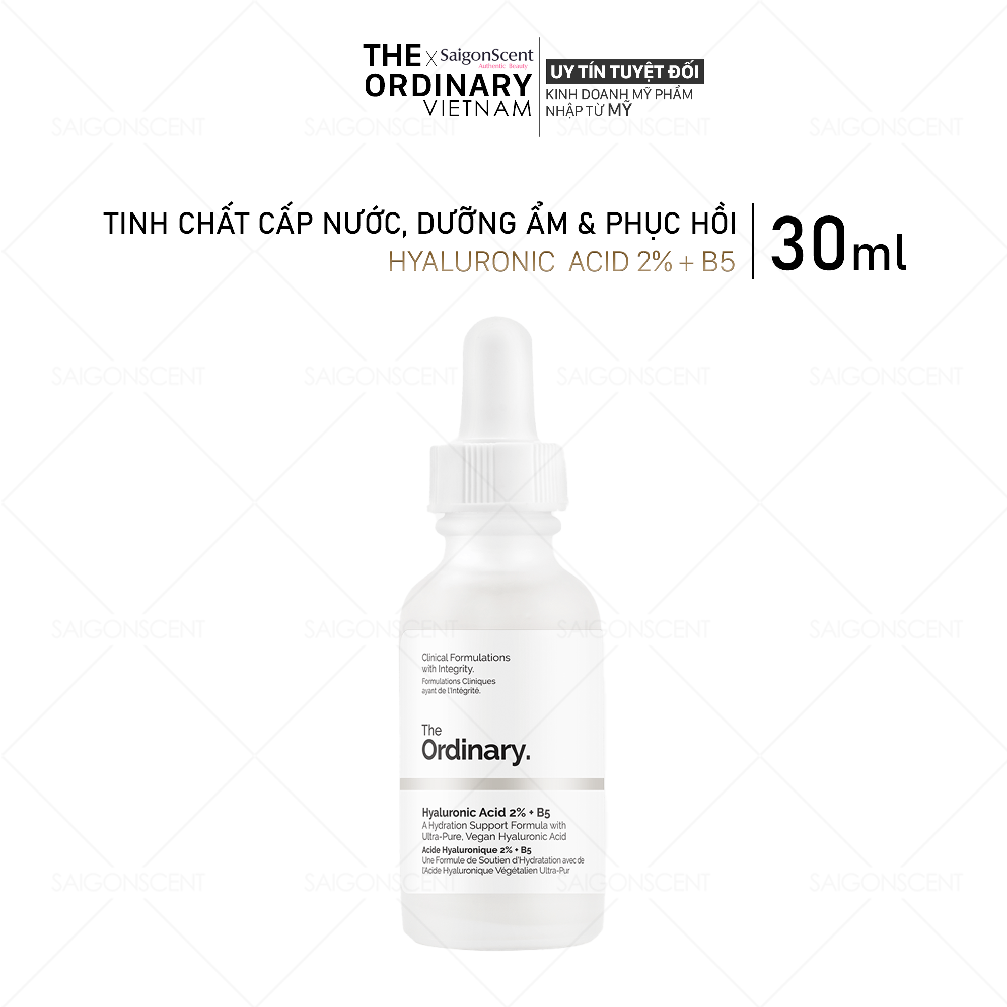 Tinh chất The Ordinary Hyaluronic Acid 2% + B5 ( 30mL )