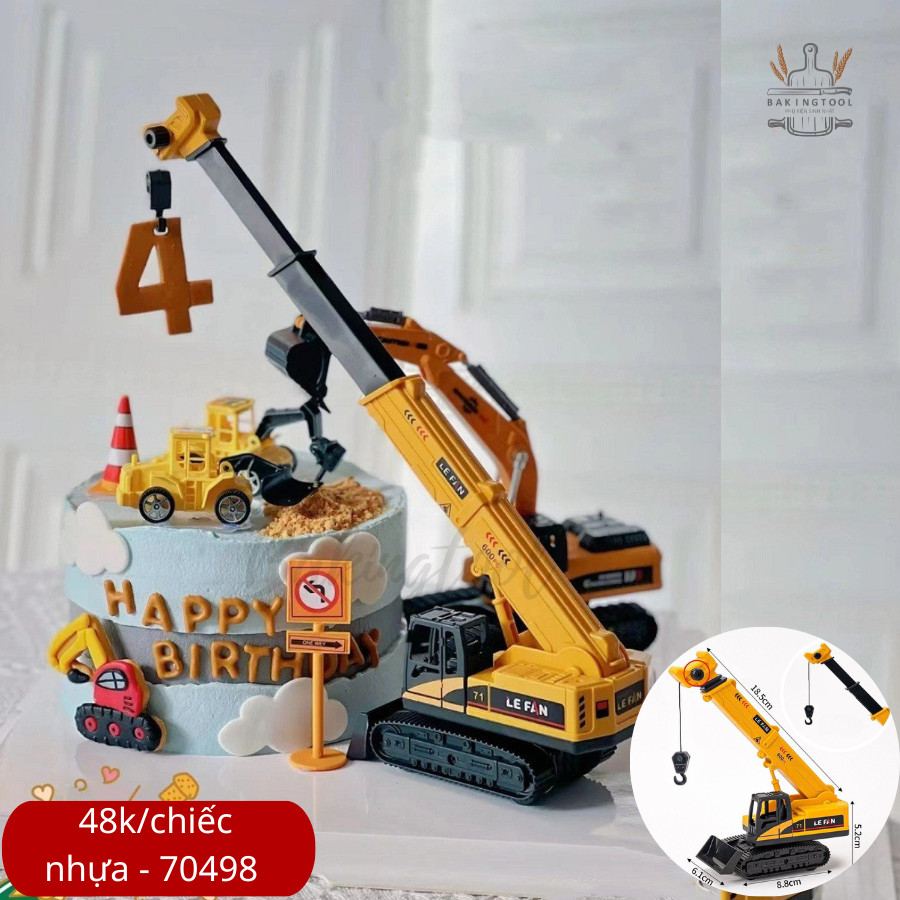 đồ chơi trang trí bánh Xe CẨU SIÊU CẤP