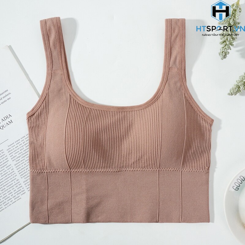 Áo bra sát nách phong cách thể thao. Áo lót thể thao nữ tập gym, yoga có mút ngực BL054