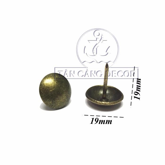 Bộ 10 Đinh Dù Màu Đồng D 19mm