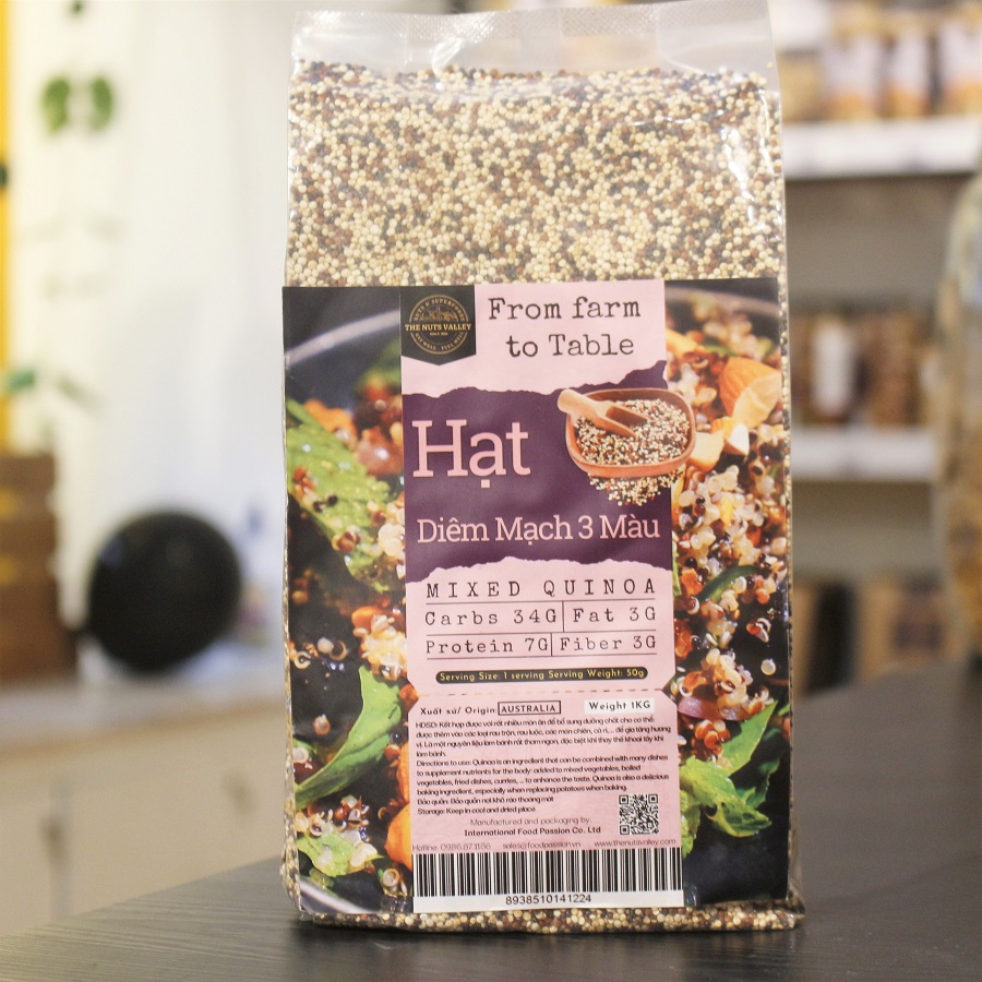 Hạt Diêm Mạch 3 Màu - MIXED QUINOA The Nuts Valley N500gr