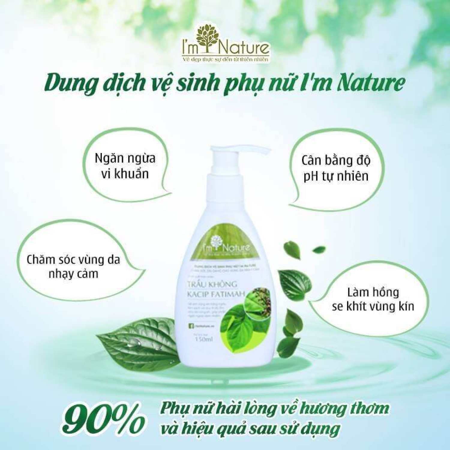 [Bán Sĩ] Dung Dịch Vệ Sinh Trầu Không 150ml